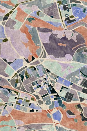 地图印花华亿平台图片