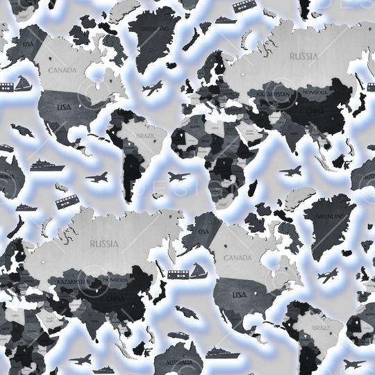 地图印花华亿平台图片