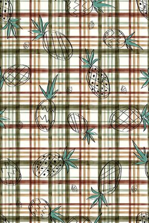 格子印花华亿平台图片