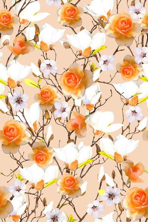 年轻女性印花华亿平台图片