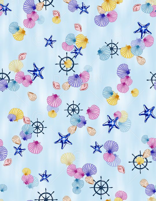 贝壳印花华亿平台图片