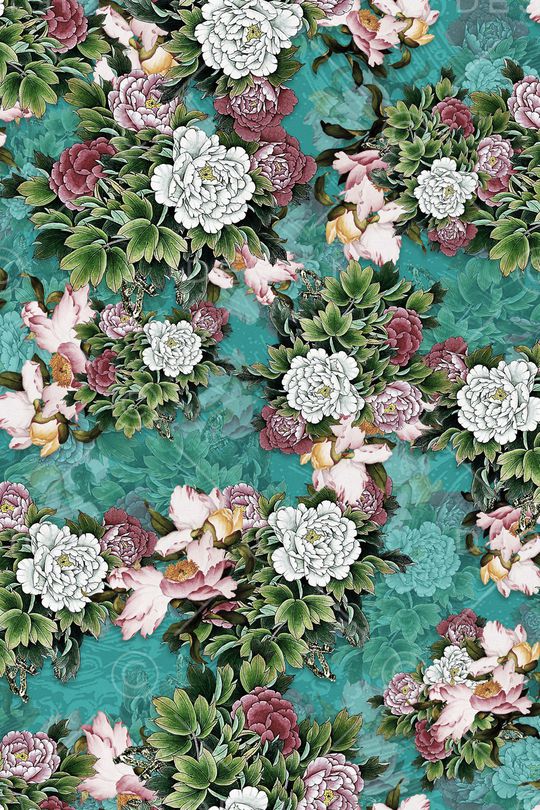 旗袍印花华亿平台图片