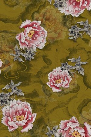 旗袍印花华亿平台图片