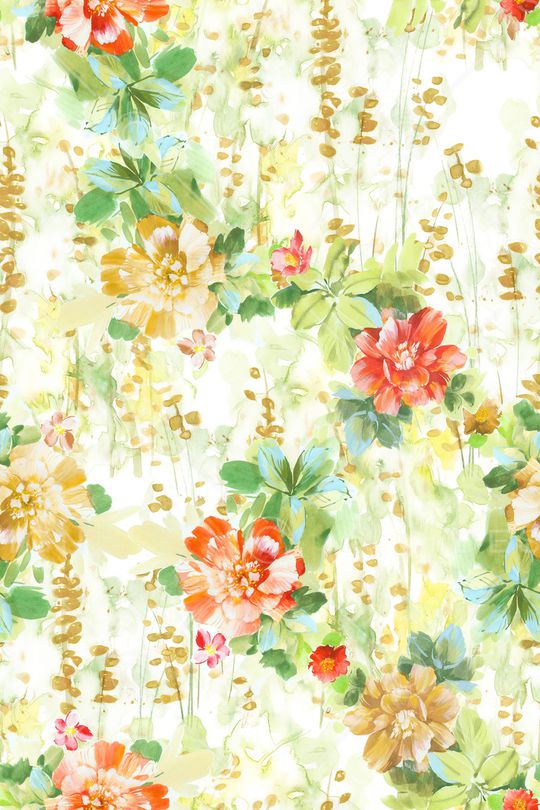 绿植树叶印花华亿平台图片