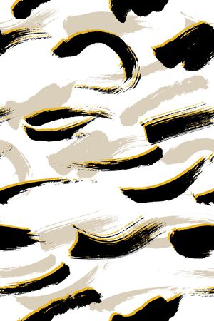 黑白条纹印花华亿平台图片