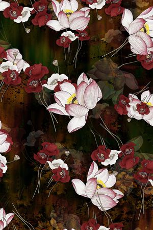 旗袍印花华亿平台图片