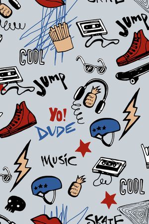 涂鸦印花华亿平台图片