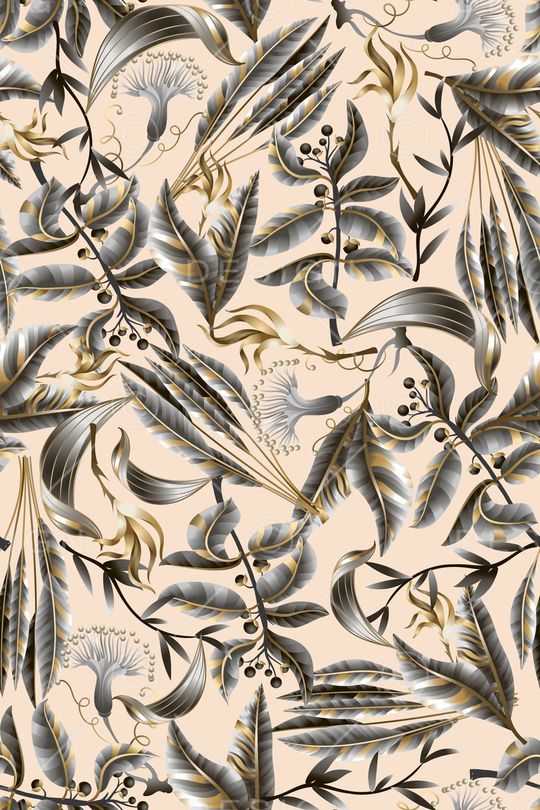 植物印花华亿平台图片