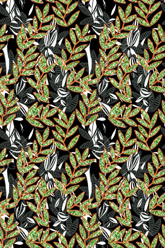 几何花卉印花华亿平台图片