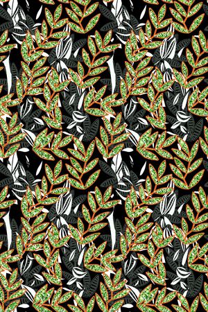 几何花卉印花华亿平台图片