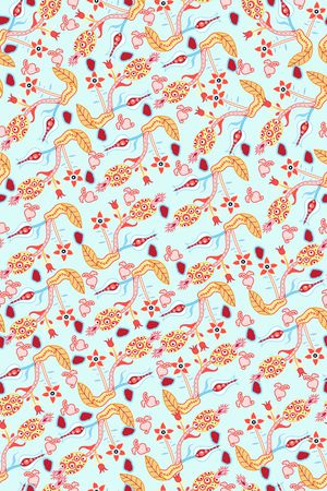 满版散花印花华亿平台图片