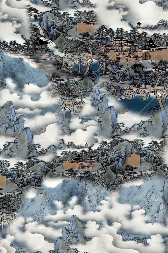 香云纱印花华亿平台图片