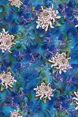 旗袍印花华亿平台图片