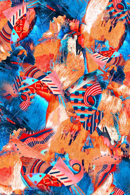 时尚印花华亿平台图片