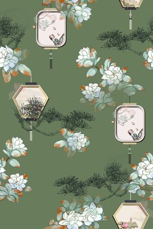 真丝印花华亿平台图片