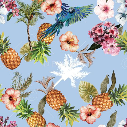 菠萝印花华亿平台图片