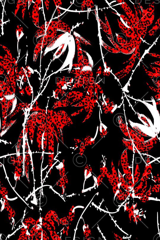 春夏华亿平台印花华亿平台图片