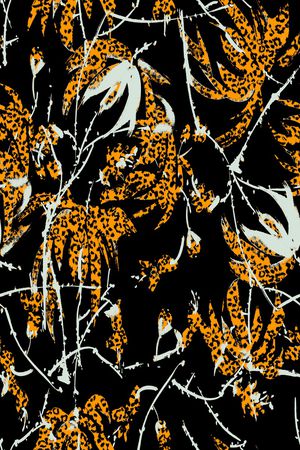 春夏华亿平台印花华亿平台图片