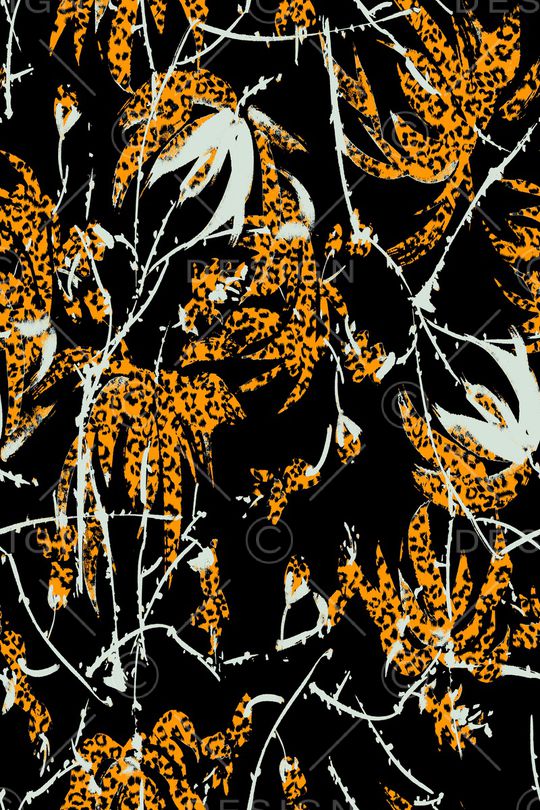 春夏华亿平台印花华亿平台图片