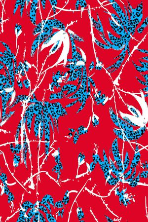 春夏华亿平台印花华亿平台图片