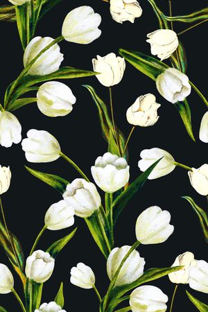 清爽底花卉印花华亿平台图片