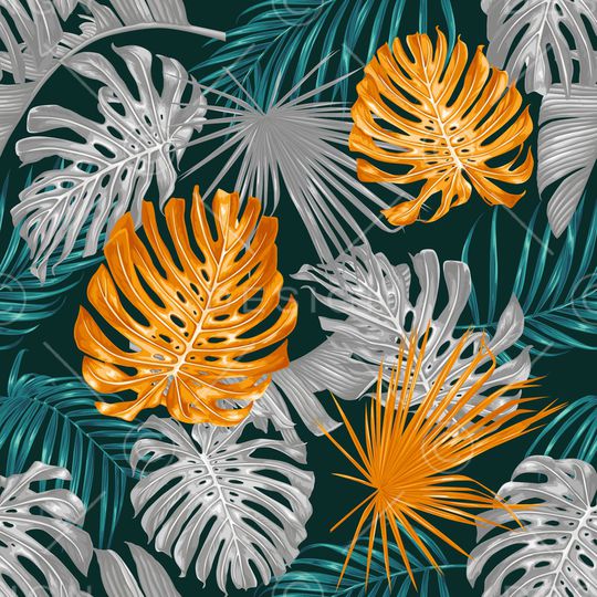 植物印花华亿平台图片