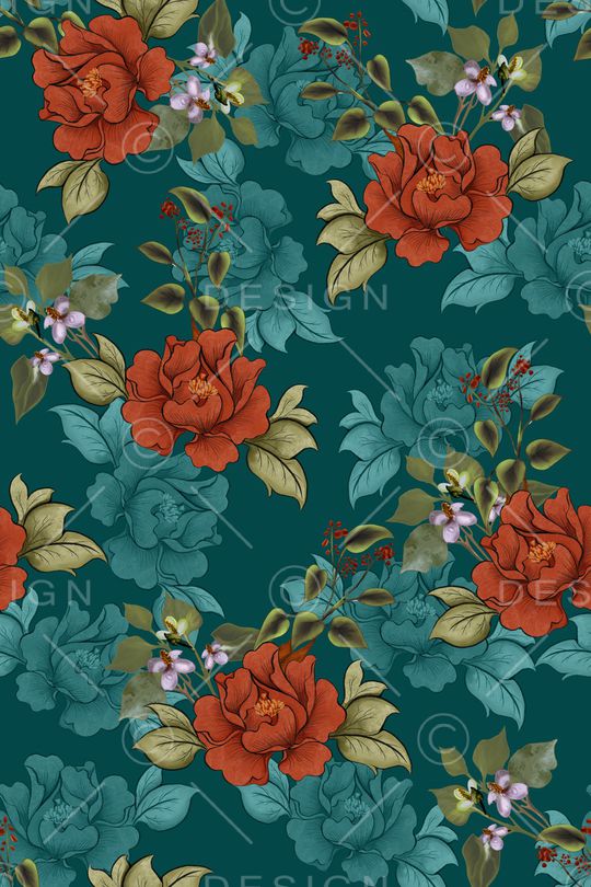 绿植树叶印花华亿平台图片