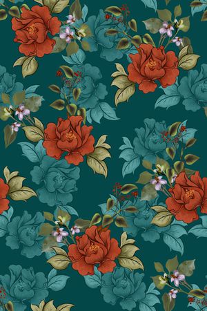 绿植树叶印花华亿平台图片