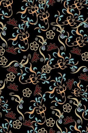 民族风印花华亿平台图片