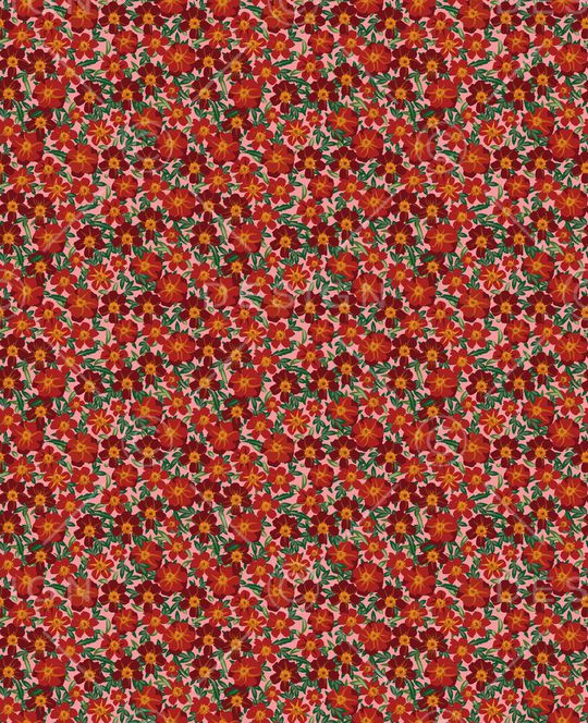 小碎花印花华亿平台图片