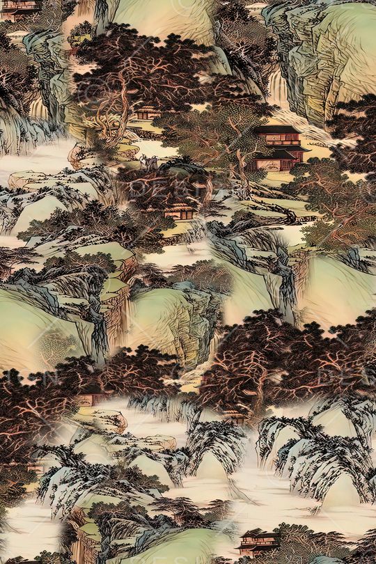 香云纱印花华亿平台图片