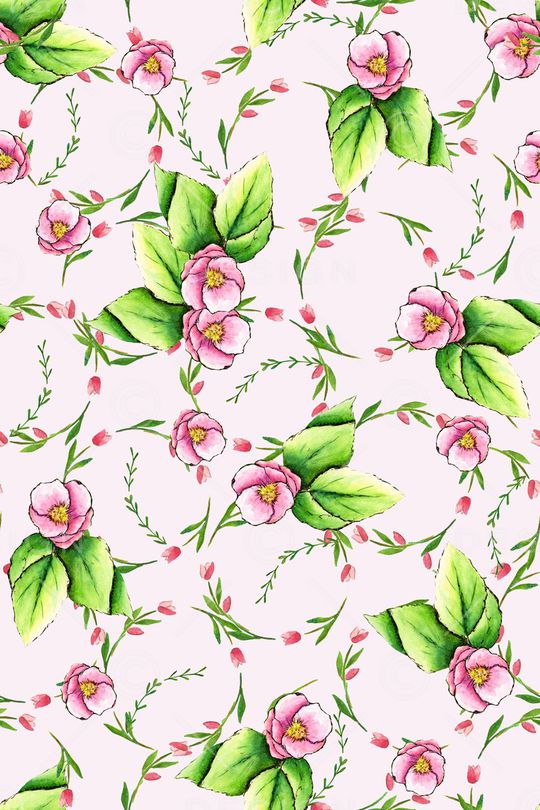 绿植树叶印花华亿平台图片