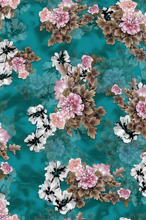 旗袍印花华亿平台图片