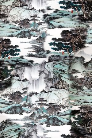 香云纱印花华亿平台图片