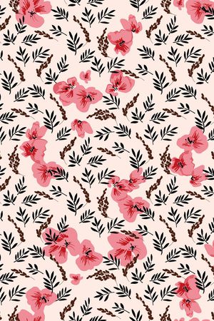 连衣裙印花华亿平台图片