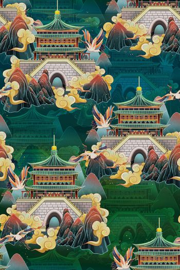 建筑印花华亿平台图片