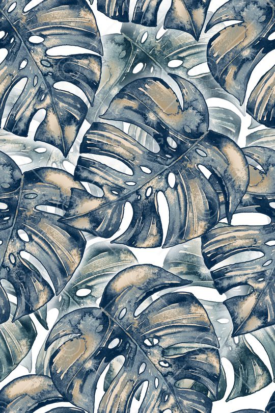 绿植树叶印花华亿平台图片