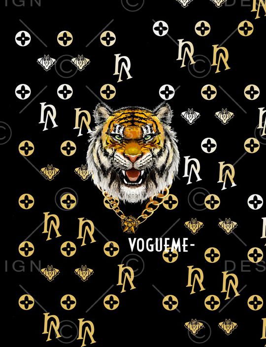 几何花卉印花华亿平台图片