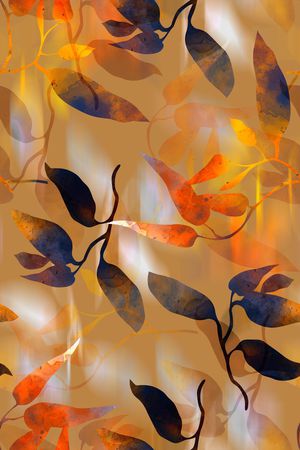 中国风印花华亿平台图片