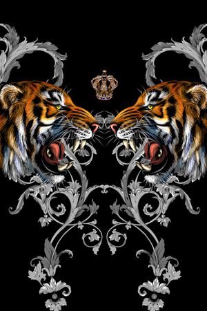 老虎印花华亿平台图片