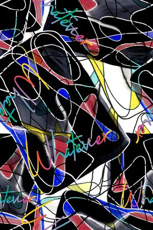 字母印花华亿平台图片