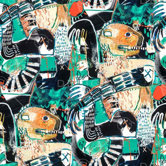 涂鸦印花华亿平台图片