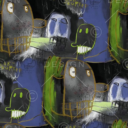 涂鸦印花华亿平台图片