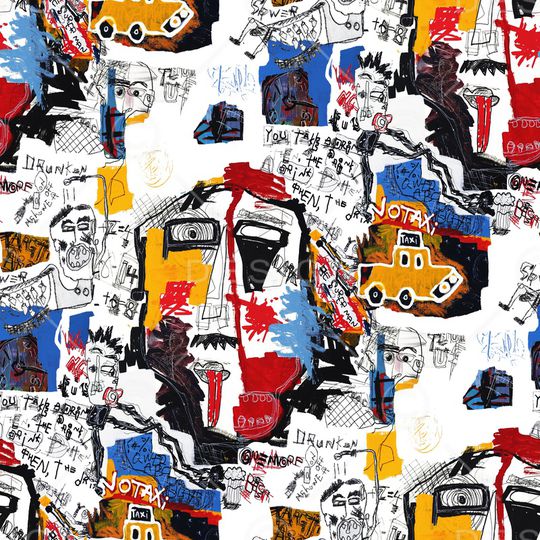 涂鸦印花华亿平台图片