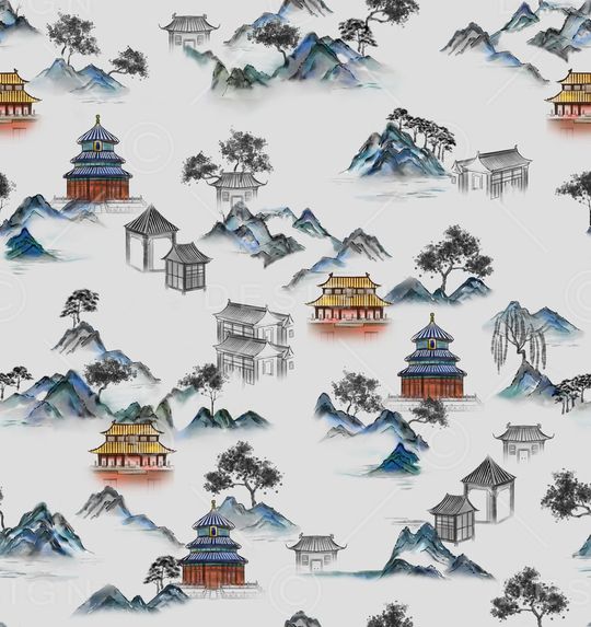 连衣裙印花华亿平台图片