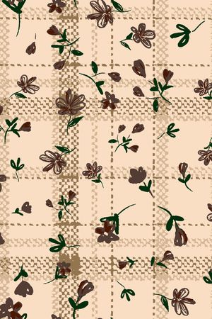 格子印花华亿平台图片