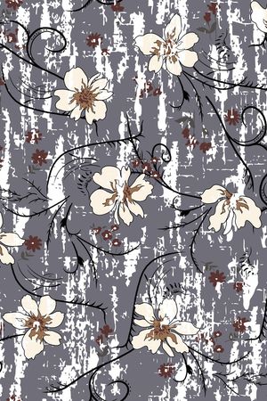 连衣裙印花华亿平台图片