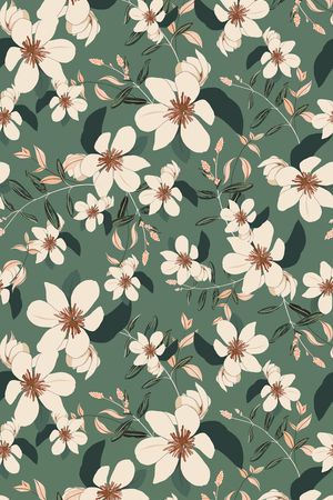 复古印花华亿平台图片