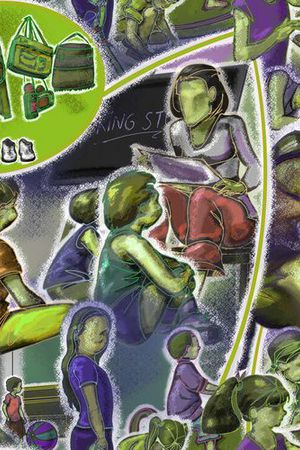 人物印花华亿平台图片