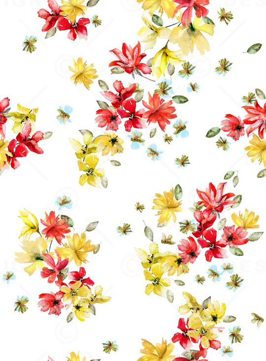 水彩印花华亿平台图片